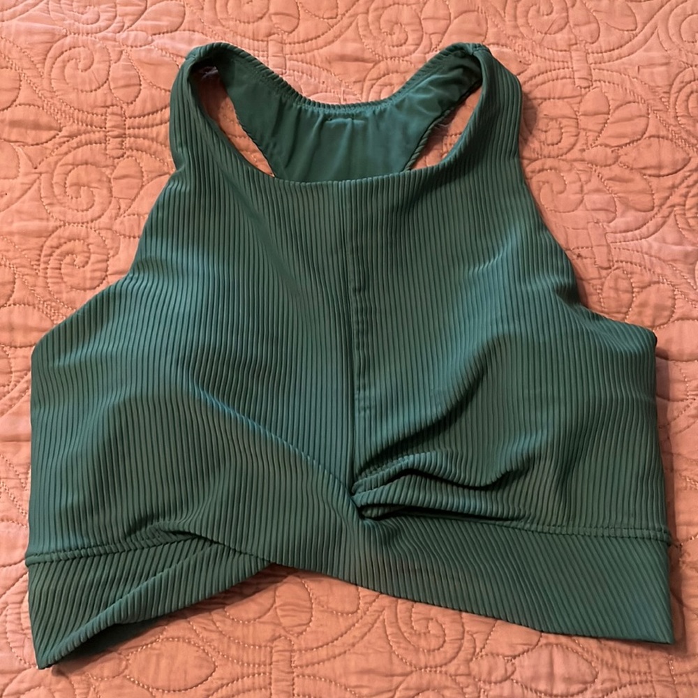 Calia Ribbed Long Line Bikini Top